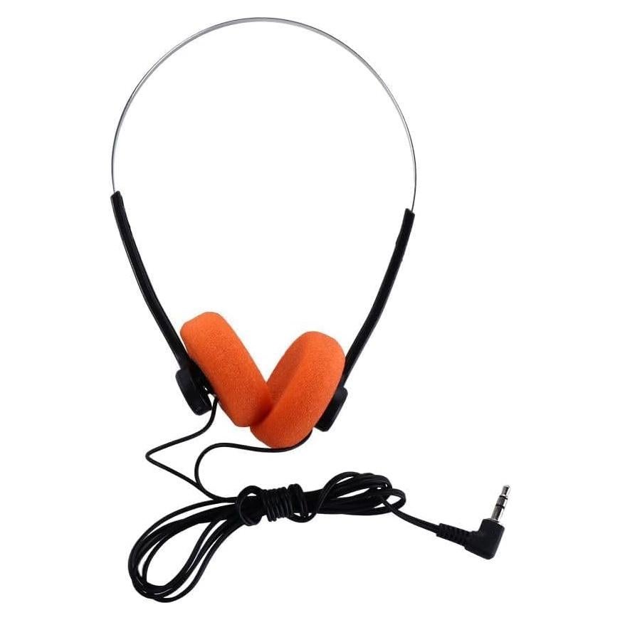 Auriculares Retro Naranja JJLFresheners On Ear Estéreo