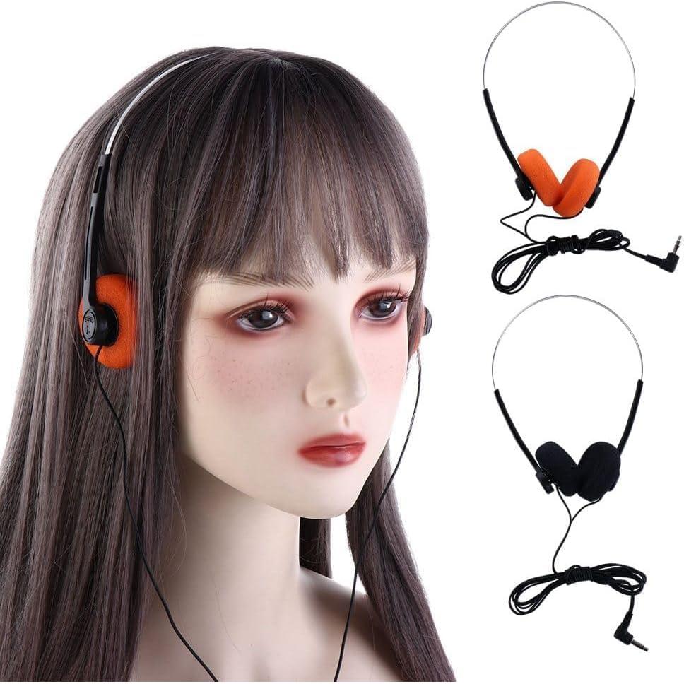 Auriculares Retro Naranja JJLFresheners On Ear Estéreo