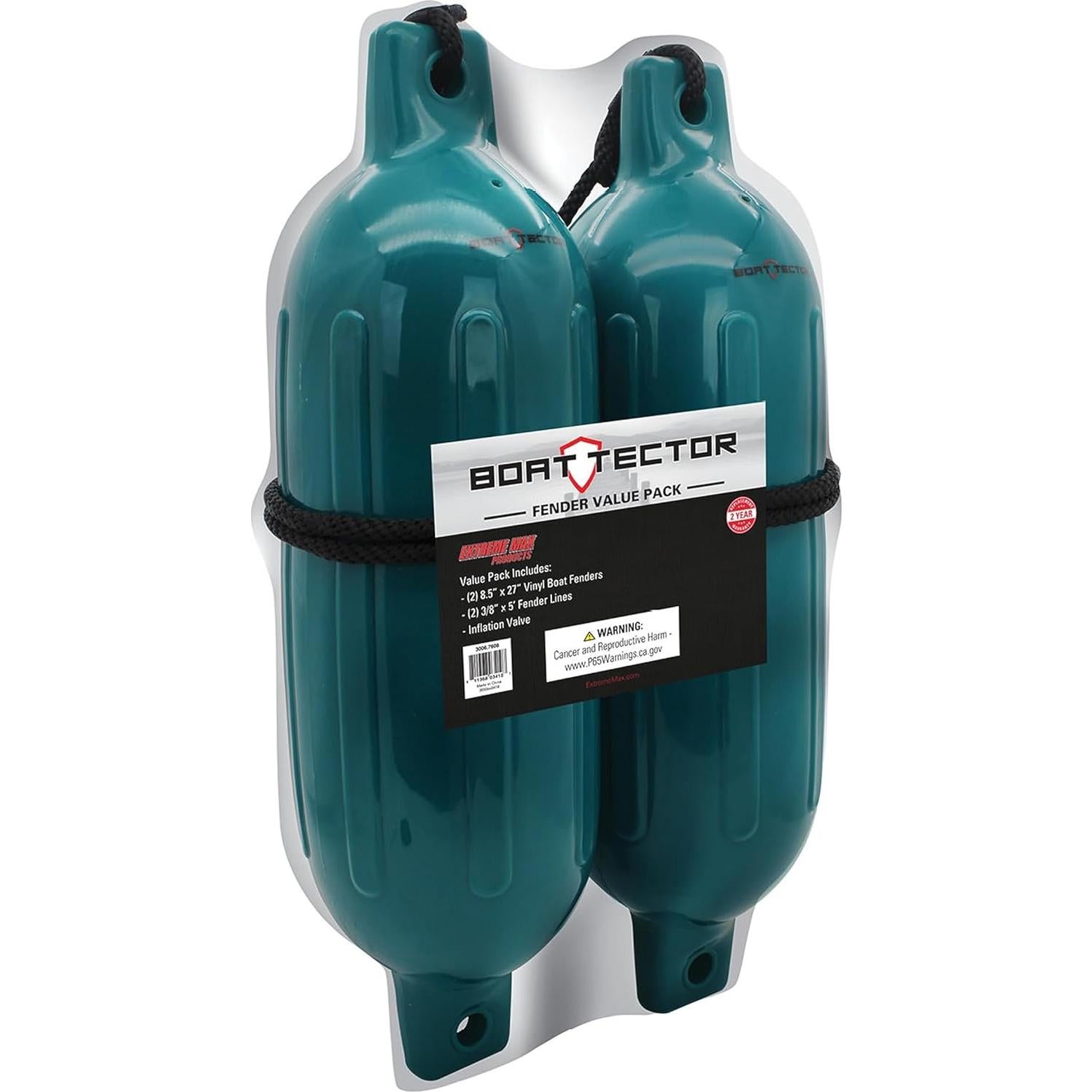 Fender Inflable Extreme Max 3006.7608 2-Pack 21.6x68.6cm Teal