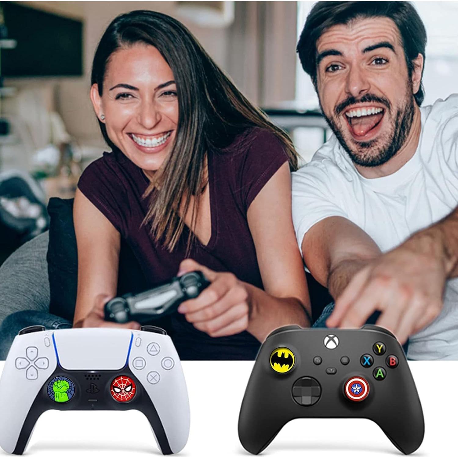 Empuñaduras de Pulgar Silicona Antideslizante PS5/PS4/Xbox