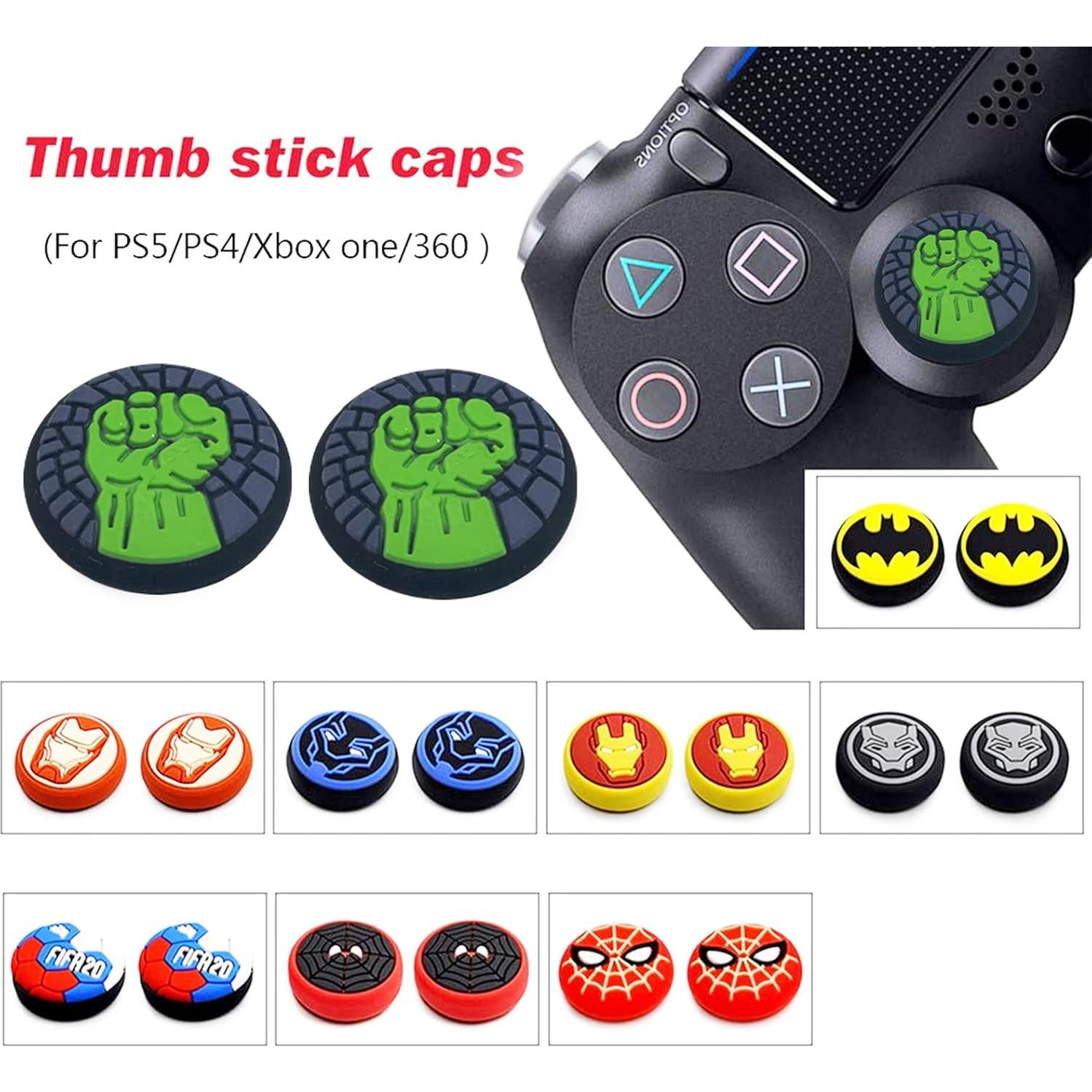 Empuñaduras de Pulgar Silicona Antideslizante PS5/PS4/Xbox