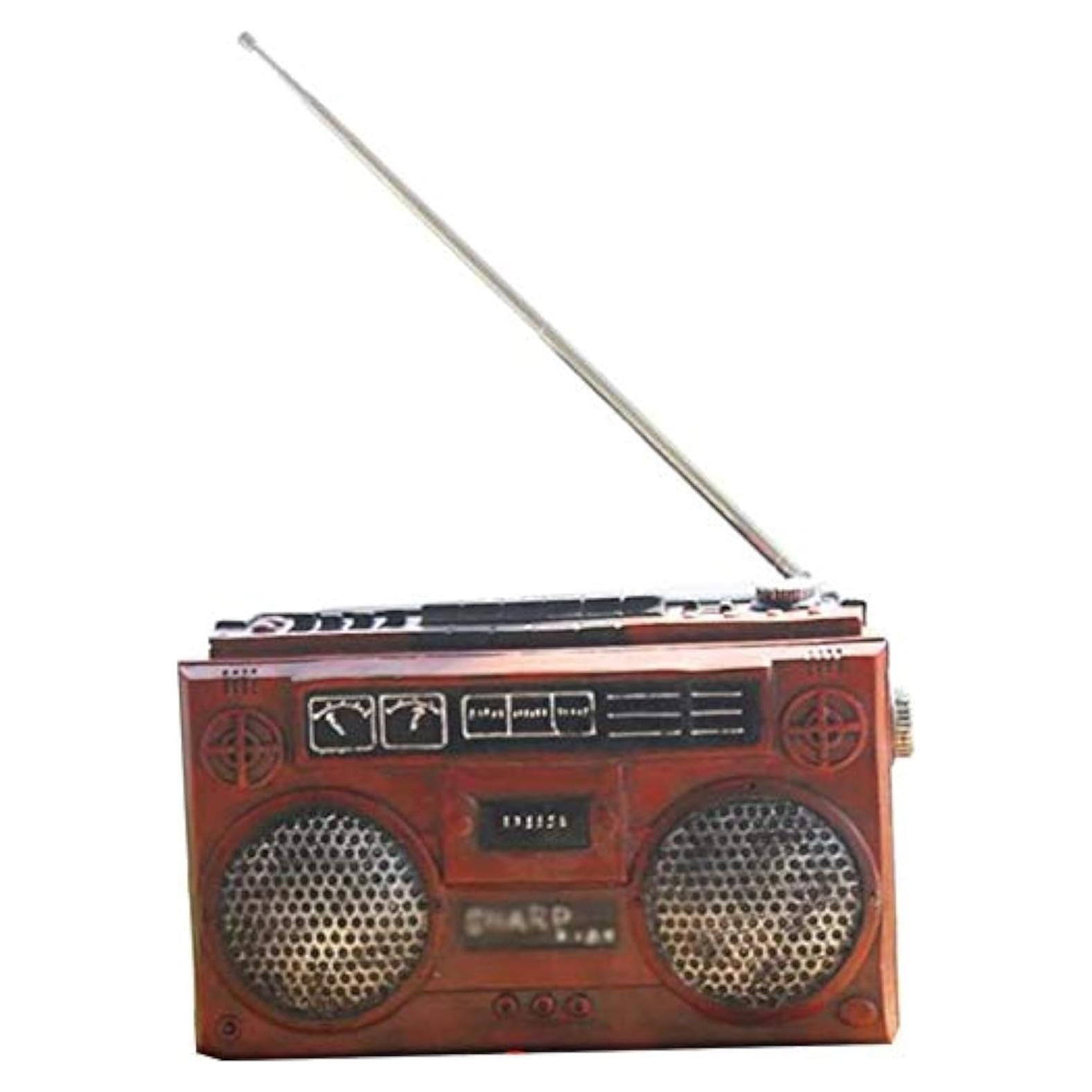 Adorno de Radio Vintage koTTIYA 18x7x11.2 cm Decoración