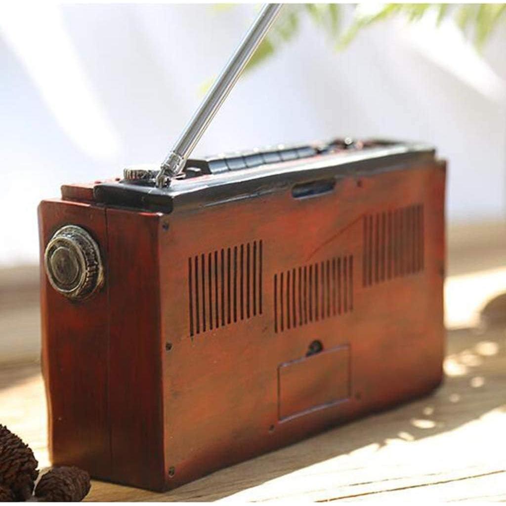 Adorno de Radio Vintage koTTIYA 18x7x11.2 cm Decoración