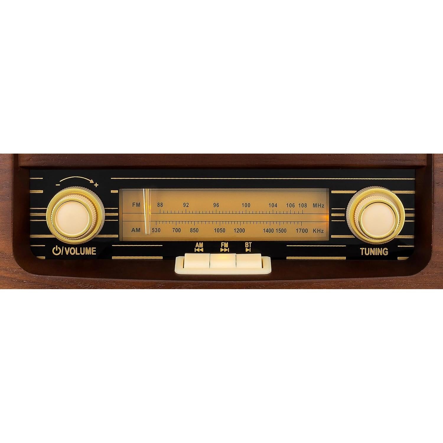 Radio Retro Vintage ClearClick AM/FM Bluetooth Madera