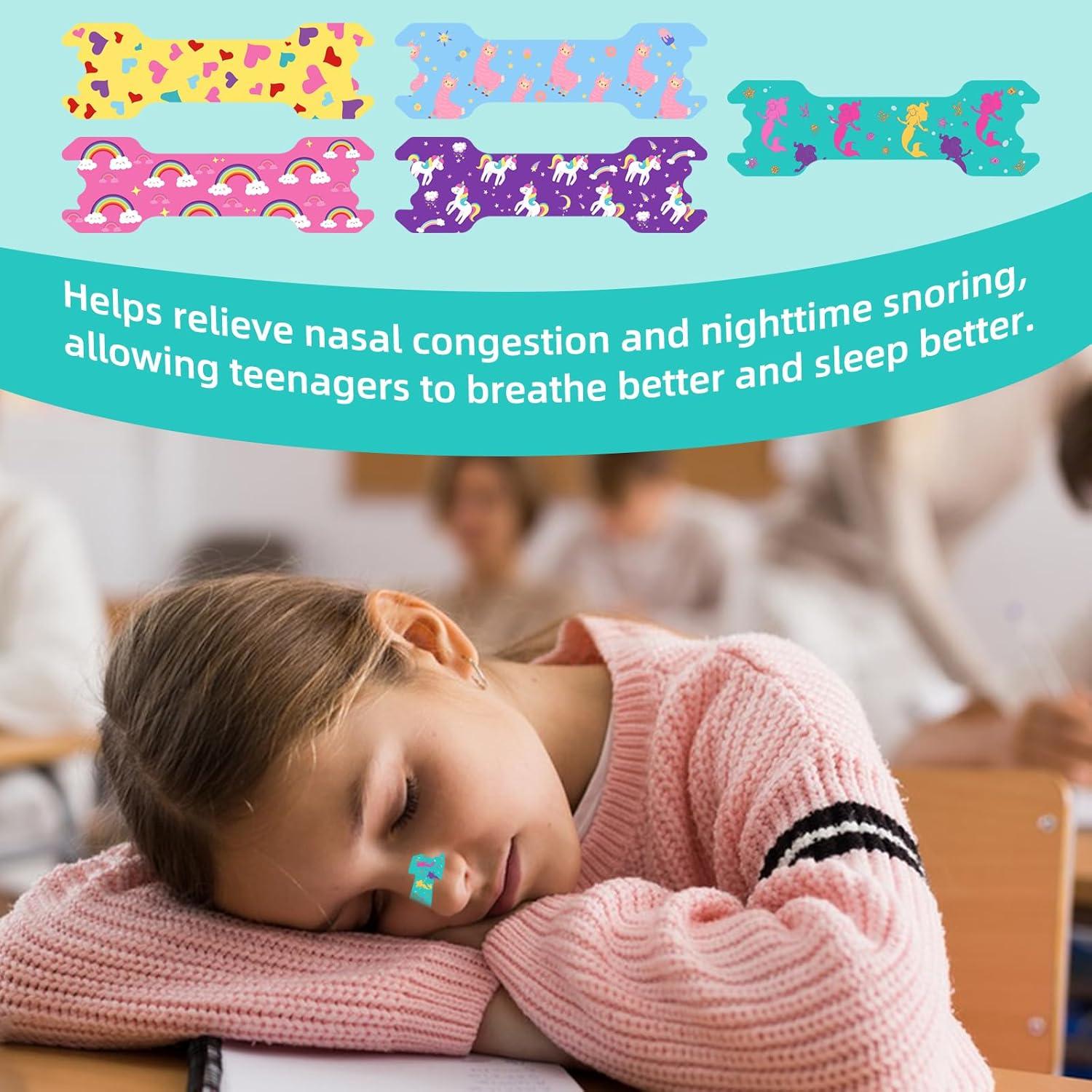 30 Tiras Nasales para Niños Stranthother Anti-Ronquidos 5.5x1.7cm