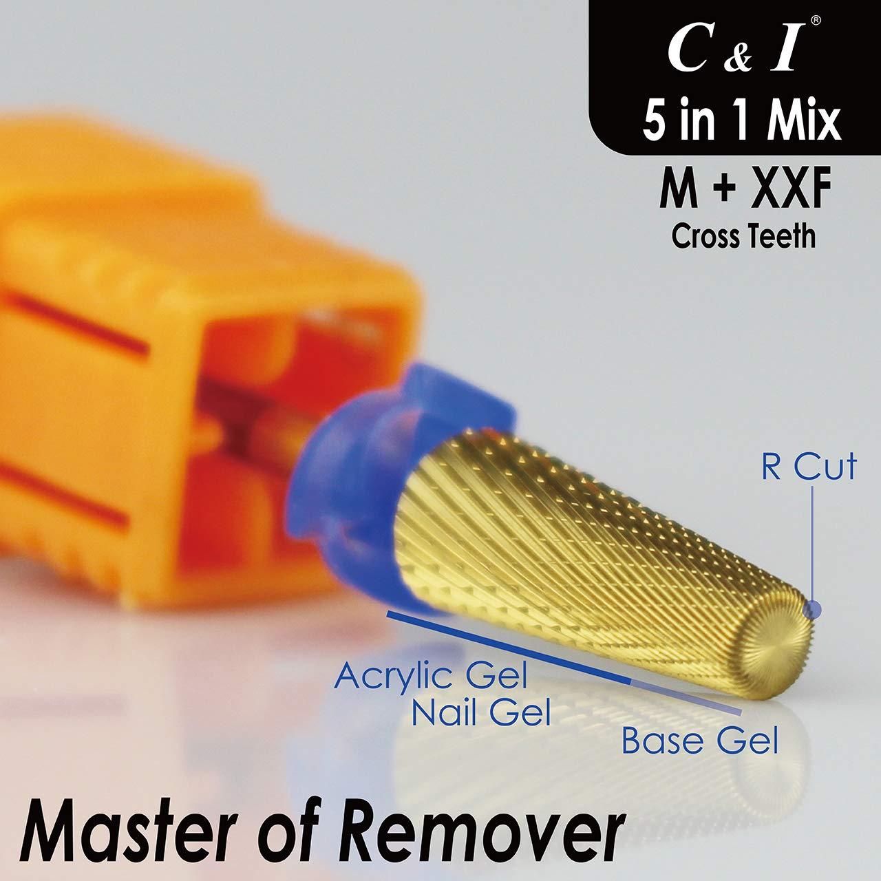 Broca de Uñas 5 en 1 C & I Profesional Carburo de Tungsteno