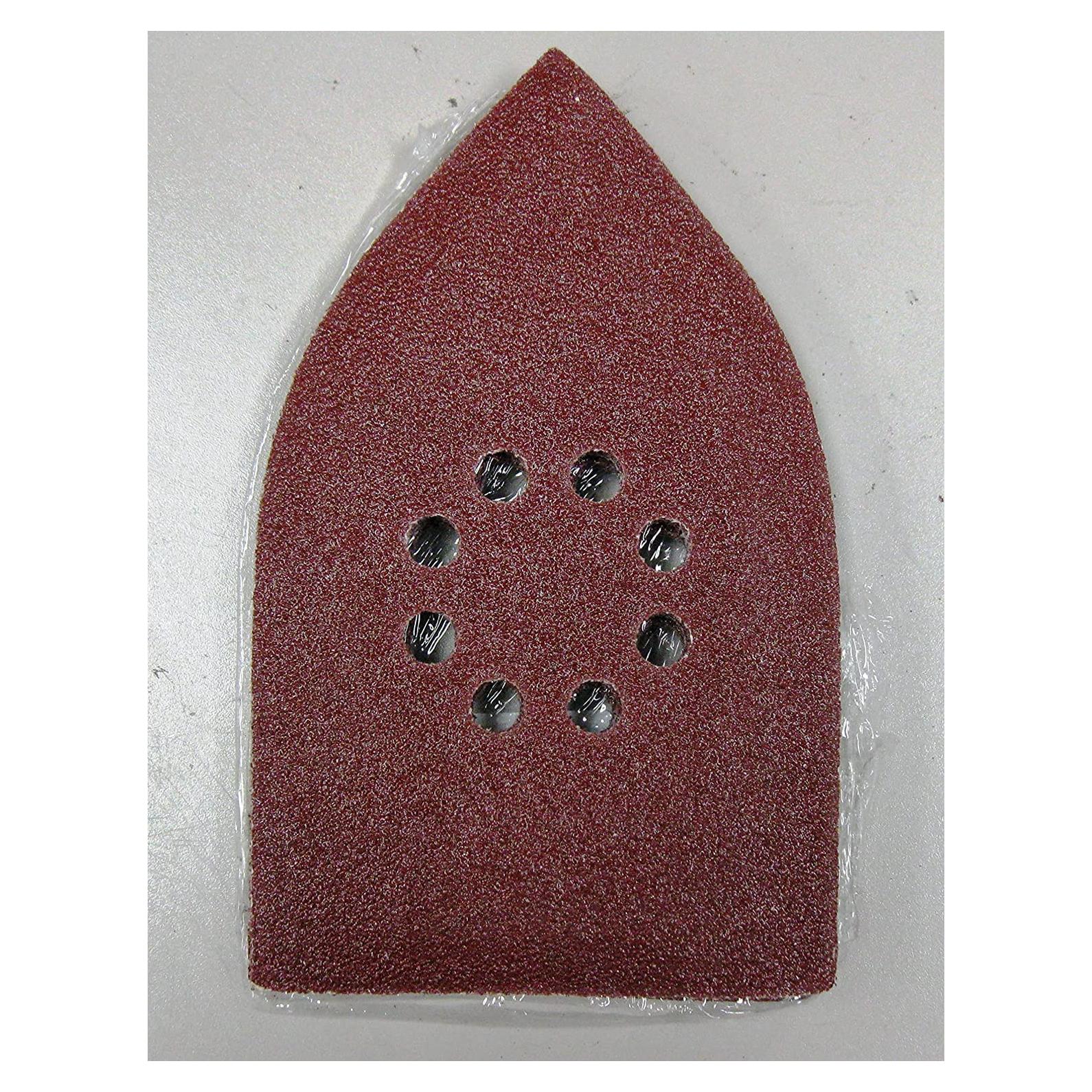 Papel de Lija MTP 10 Hojas 60 Granos 10.6x17.1 cm Gancho/Bucle