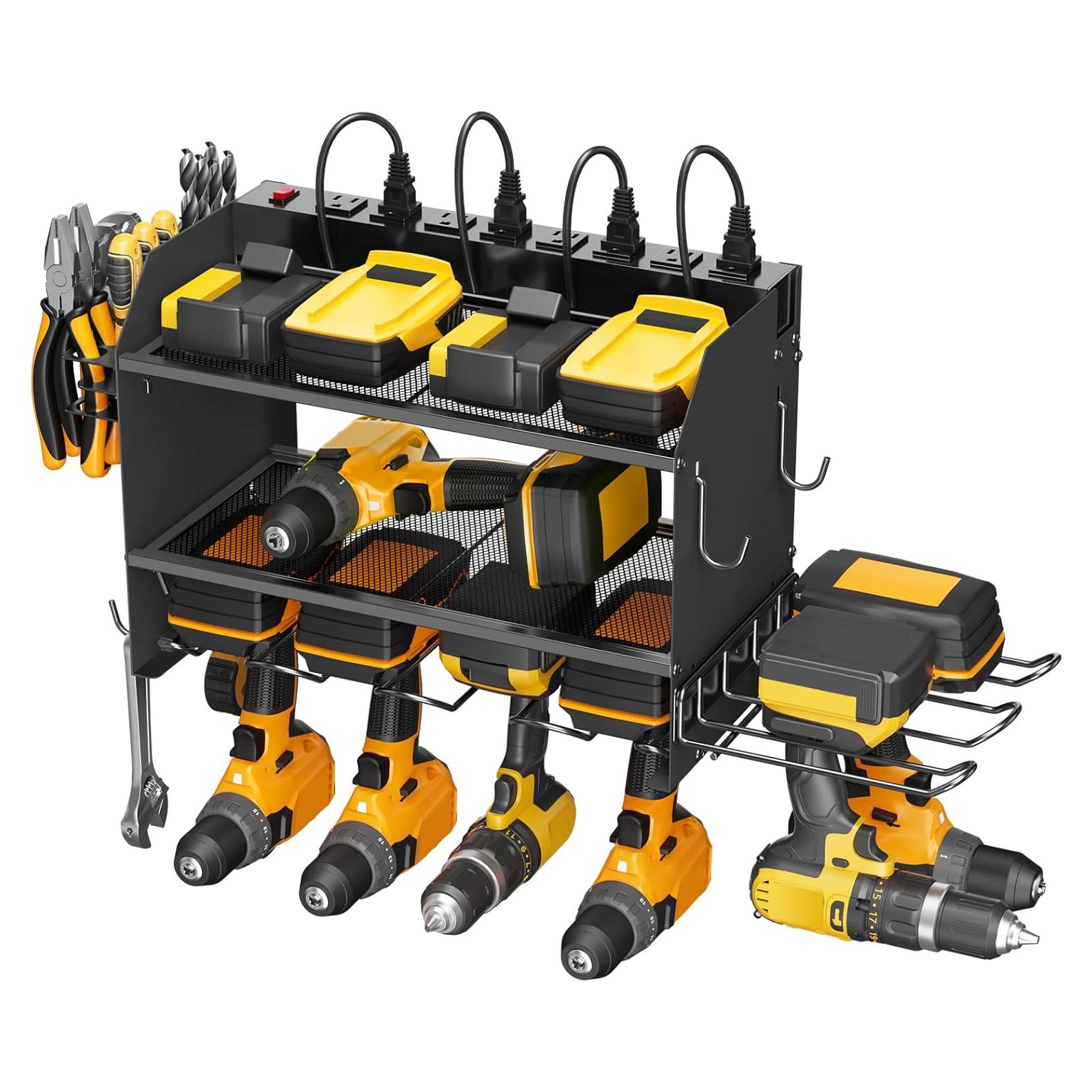 Estación de Carga para Herramientas Eléctricas CCCEI 6 Taladros