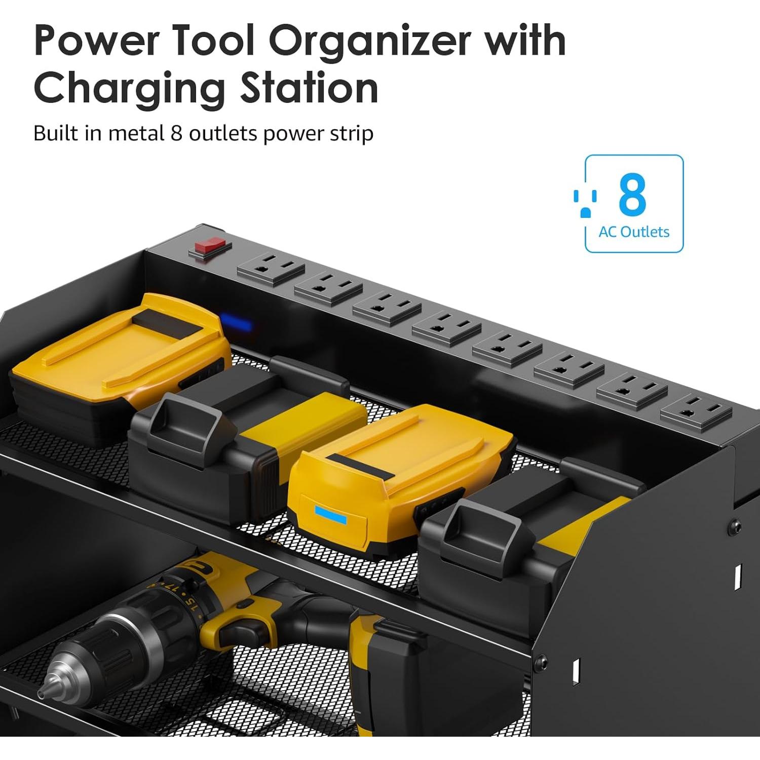 Estación de Carga para Herramientas Eléctricas CCCEI 6 Taladros