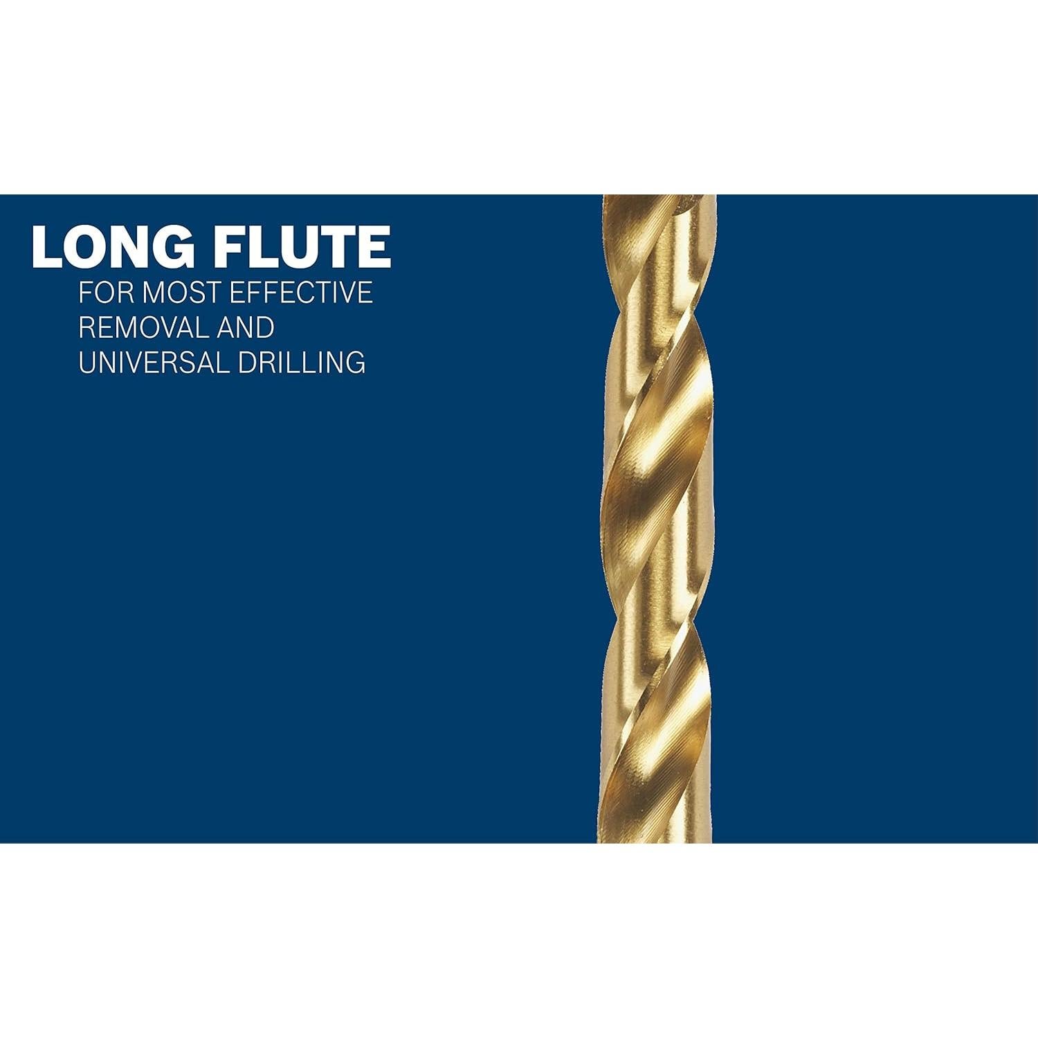 Broca de Metal Bosch TI2159IM 1/2" x 15.24 cm Titanio