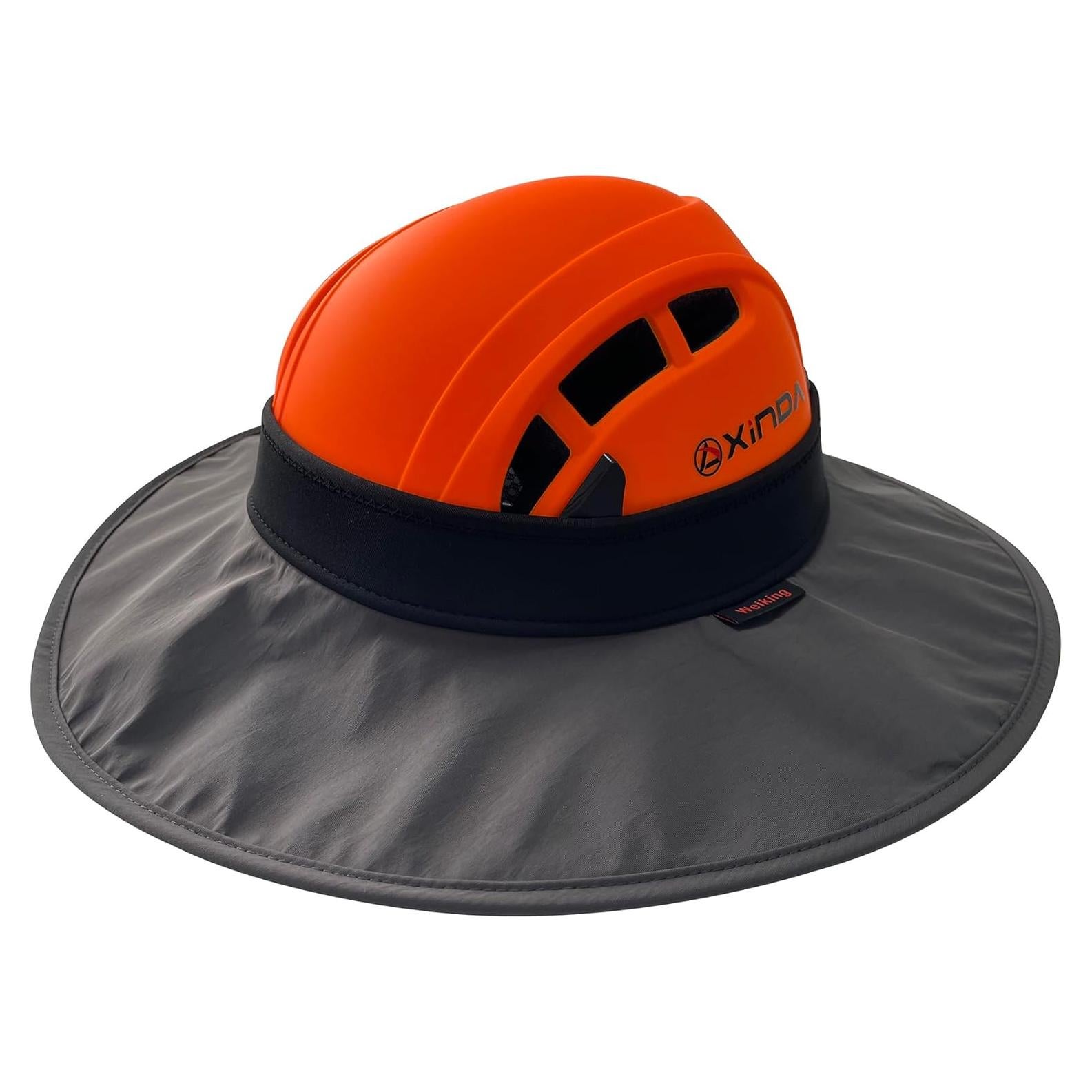 Sombrero de Sol Weiking para Casco de Escalada - Gris Negro