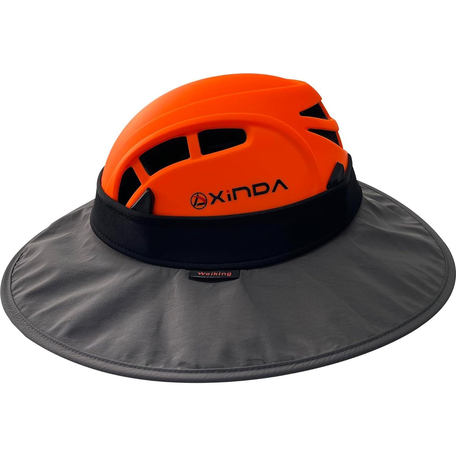 Sombrero de Sol Weiking para Casco de Escalada - Gris Negro