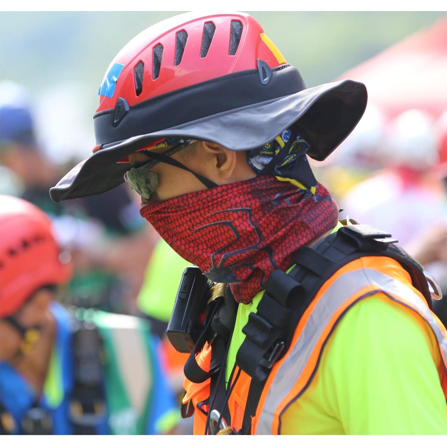 Sombrero de Sol Weiking para Casco de Escalada - Gris Negro