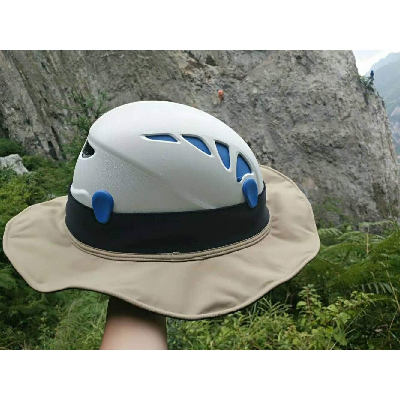 Sombrero de Sol Weiking para Casco de Escalada - Gris Negro