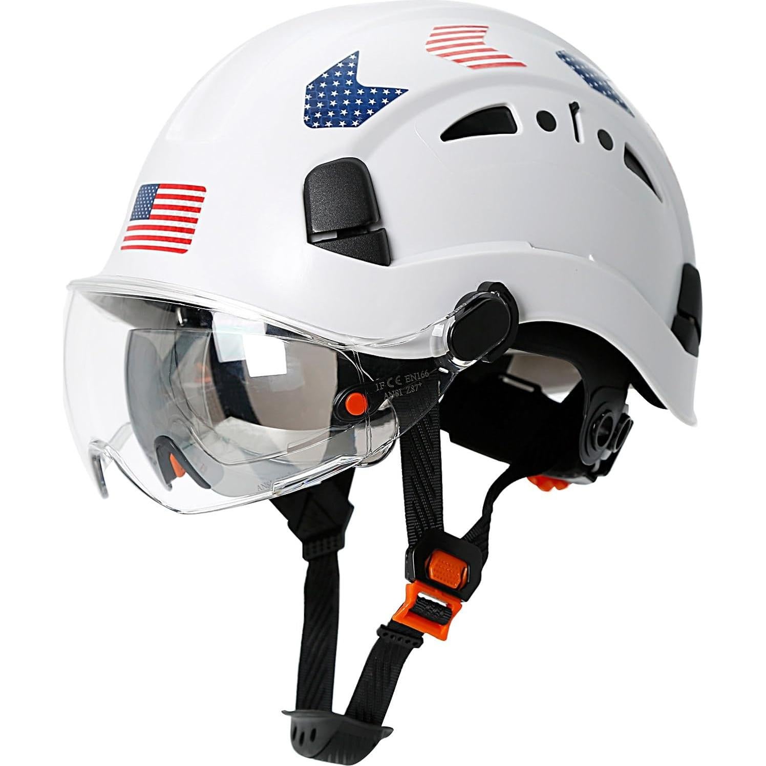 Casco de Seguridad Aolamegs con Doble Visor y Ventilación