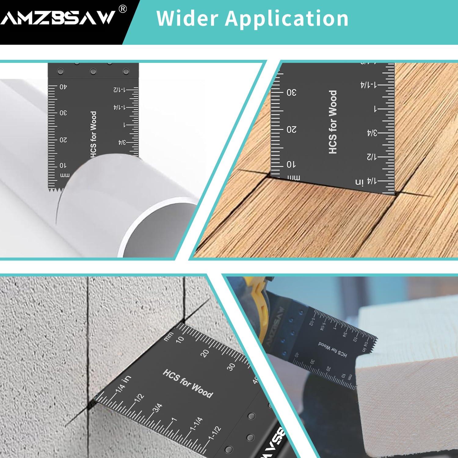 Kit de 200 Hojas de Multiherramienta AMZBSAW - Titanio y Acero