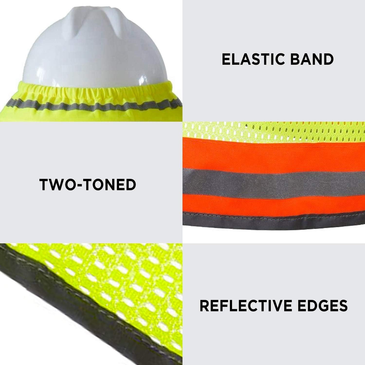 Sombrero de Seguridad WOLF Industrial Reflectante Naranja