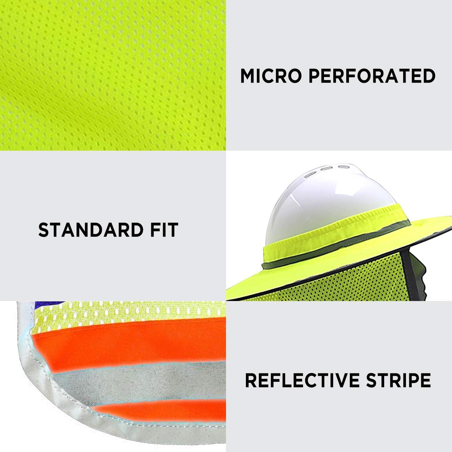 Sombrero de Seguridad WOLF Industrial Reflectante Naranja