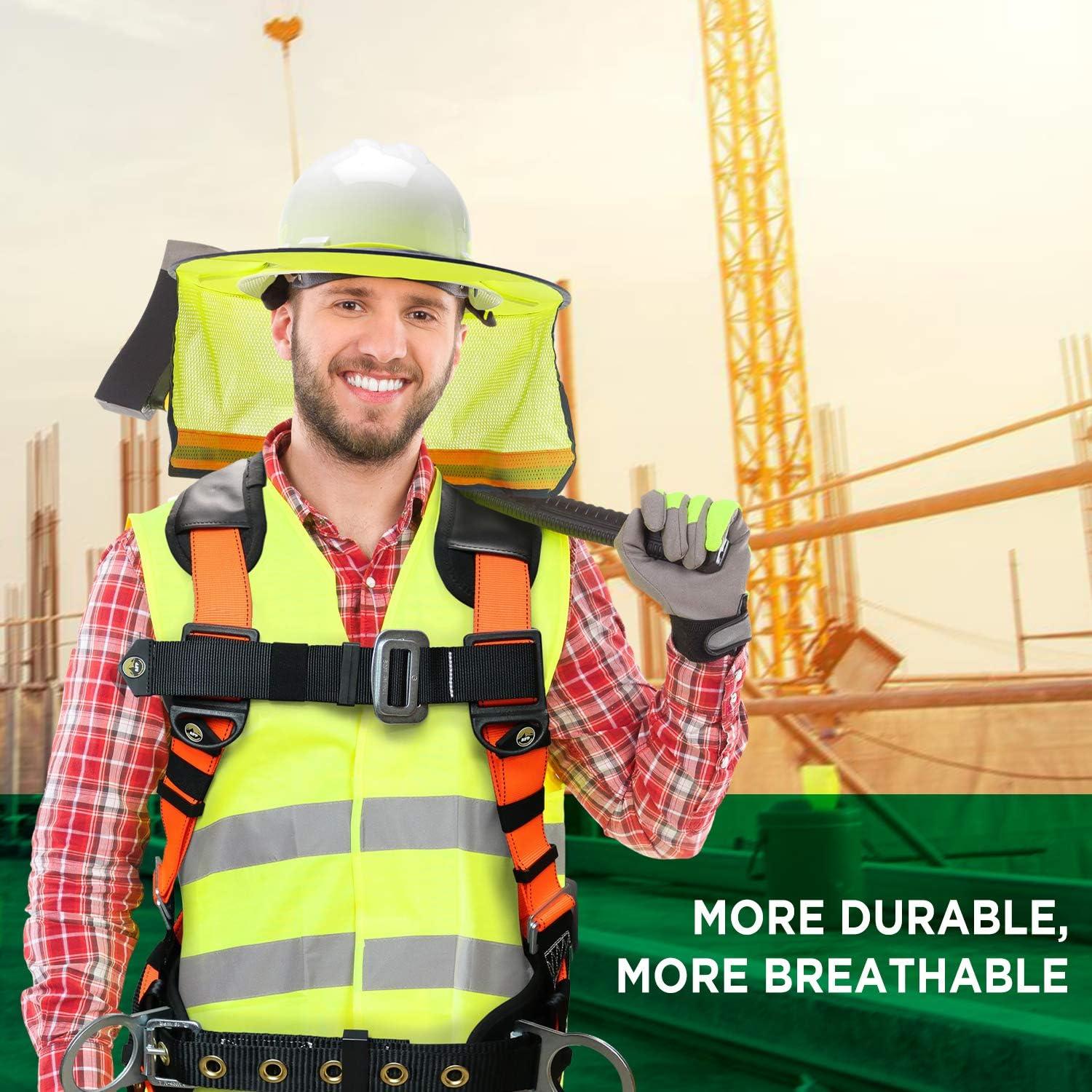 Sombrero de Seguridad WOLF Industrial Reflectante Naranja