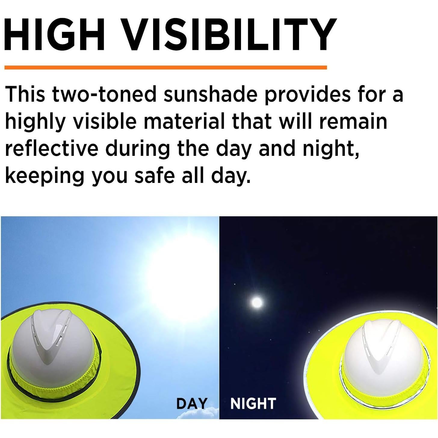 Sombrero de Seguridad WOLF Industrial Reflectante Naranja