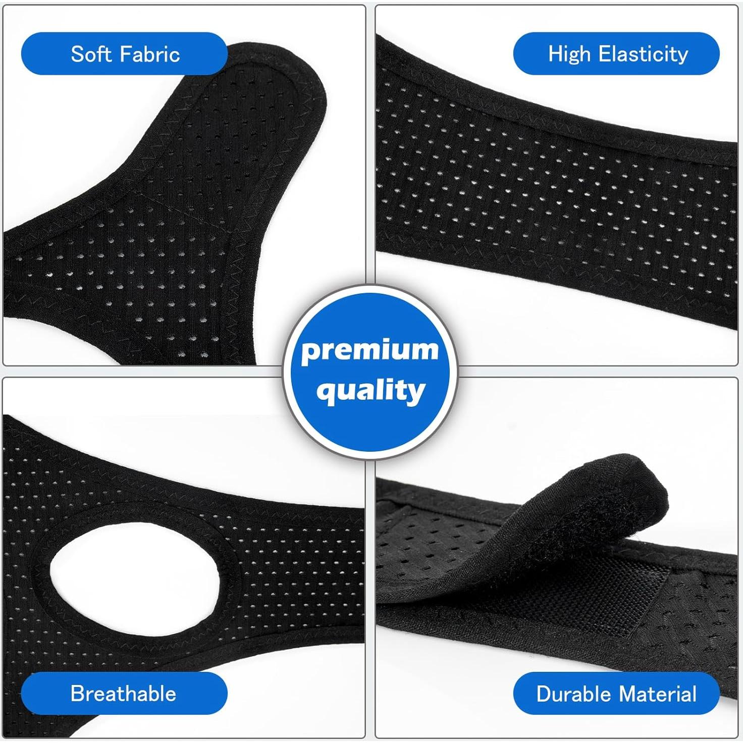 Correa para Barbilla Forzacx CPAP Antironquido Negro 2 Piezas