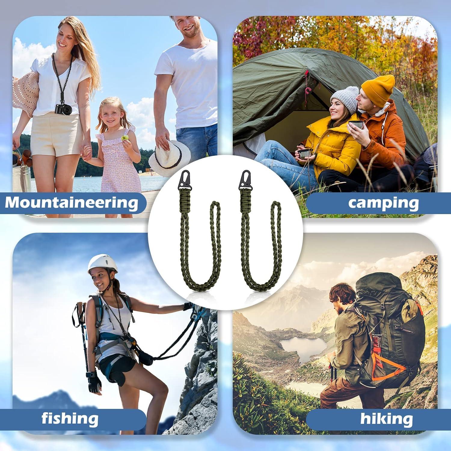 Cuerdas Paracord Frienda 2 Piezas Verde Militar 550 Resistencia