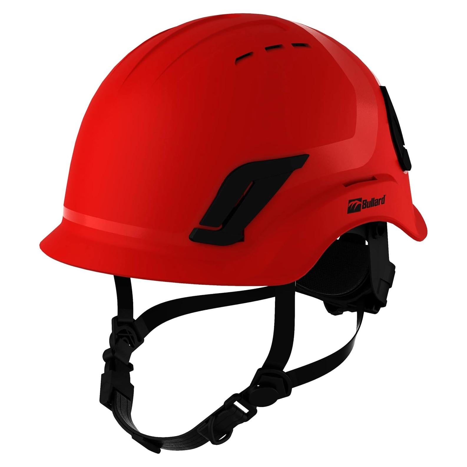 Casco de Seguridad Bullard CEN10 Ventilado Rojo con Correa