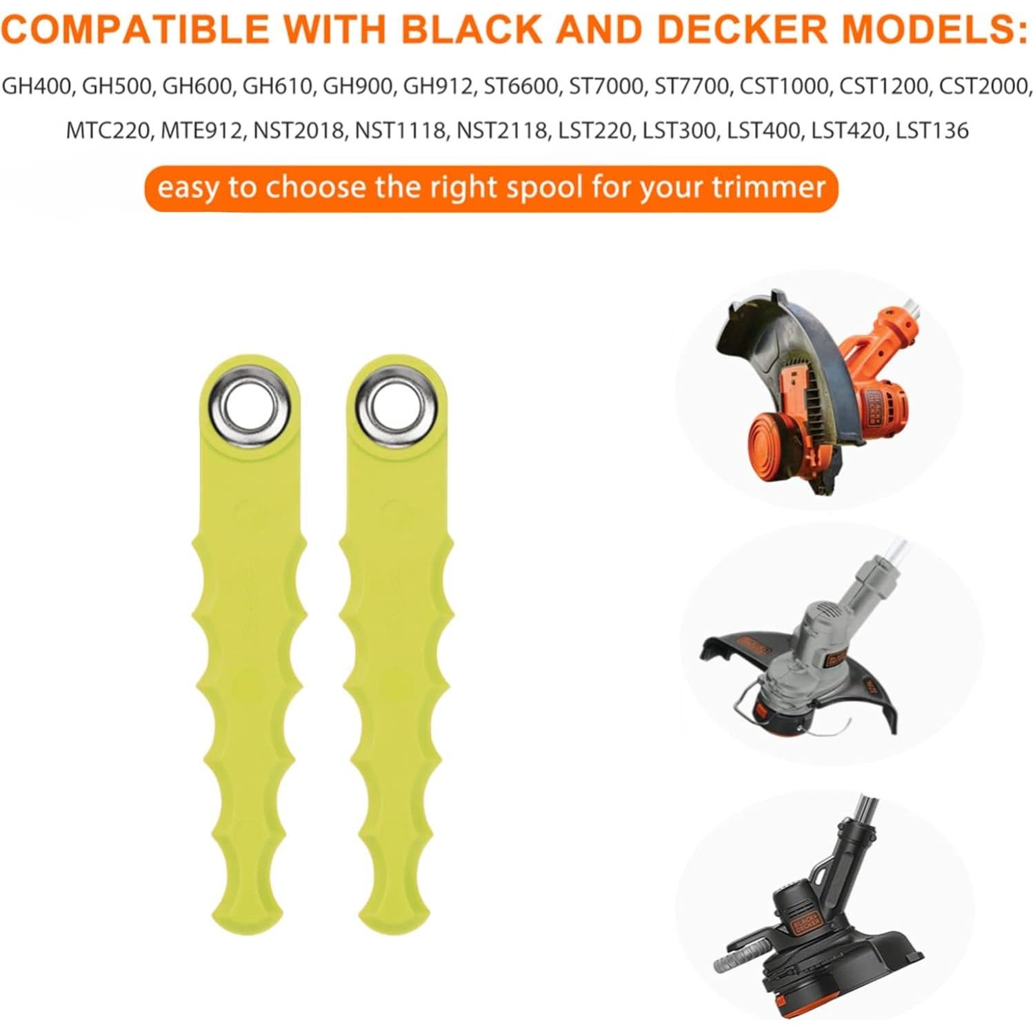 Cuchillas de Repuesto THTEN AF-100 para Cortadoras Black & Decker - Paquete de 18