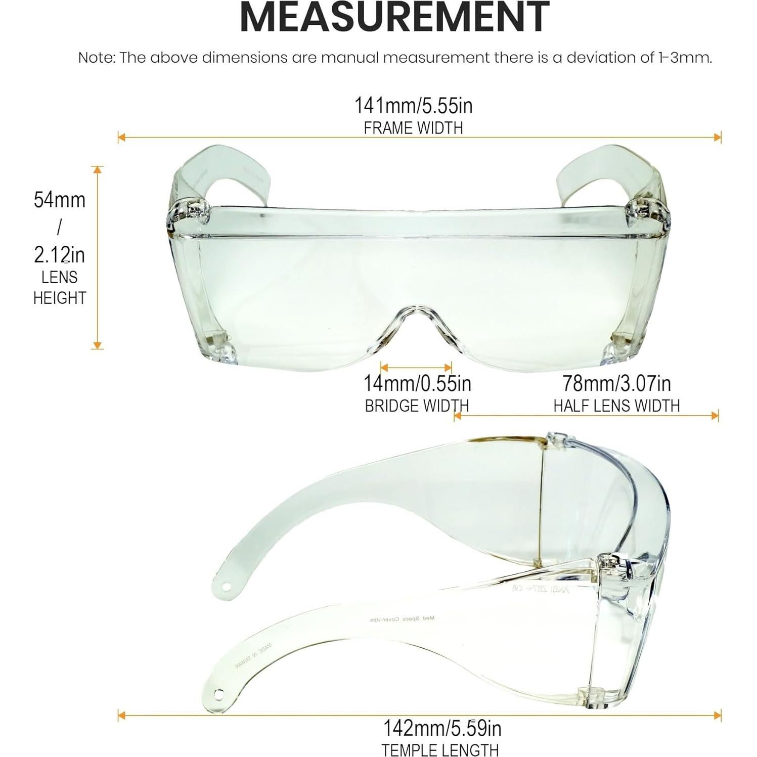 Gafas de Seguridad Calabria 3000 Fitover Transparentes