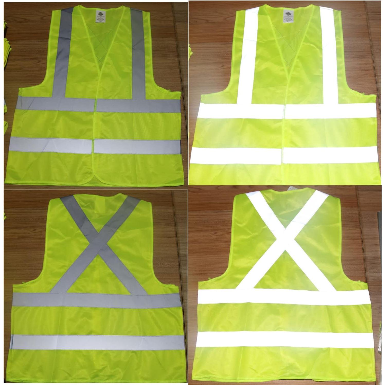 Chaleco de Seguridad Dazonity Amarillo XL Reflectante Unisex