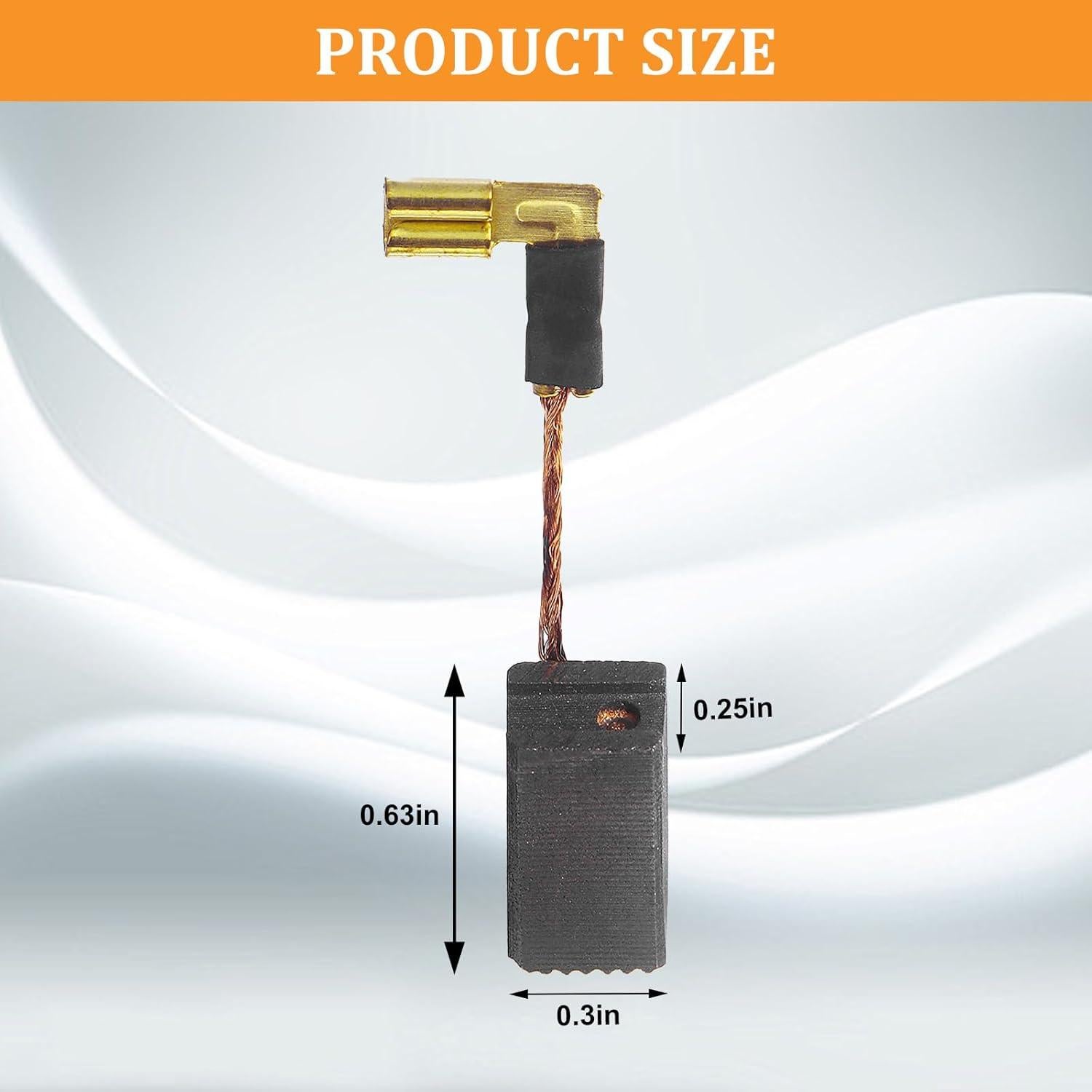 Paquete de 4 cepillos de motor de carbono GZJoSum N097696