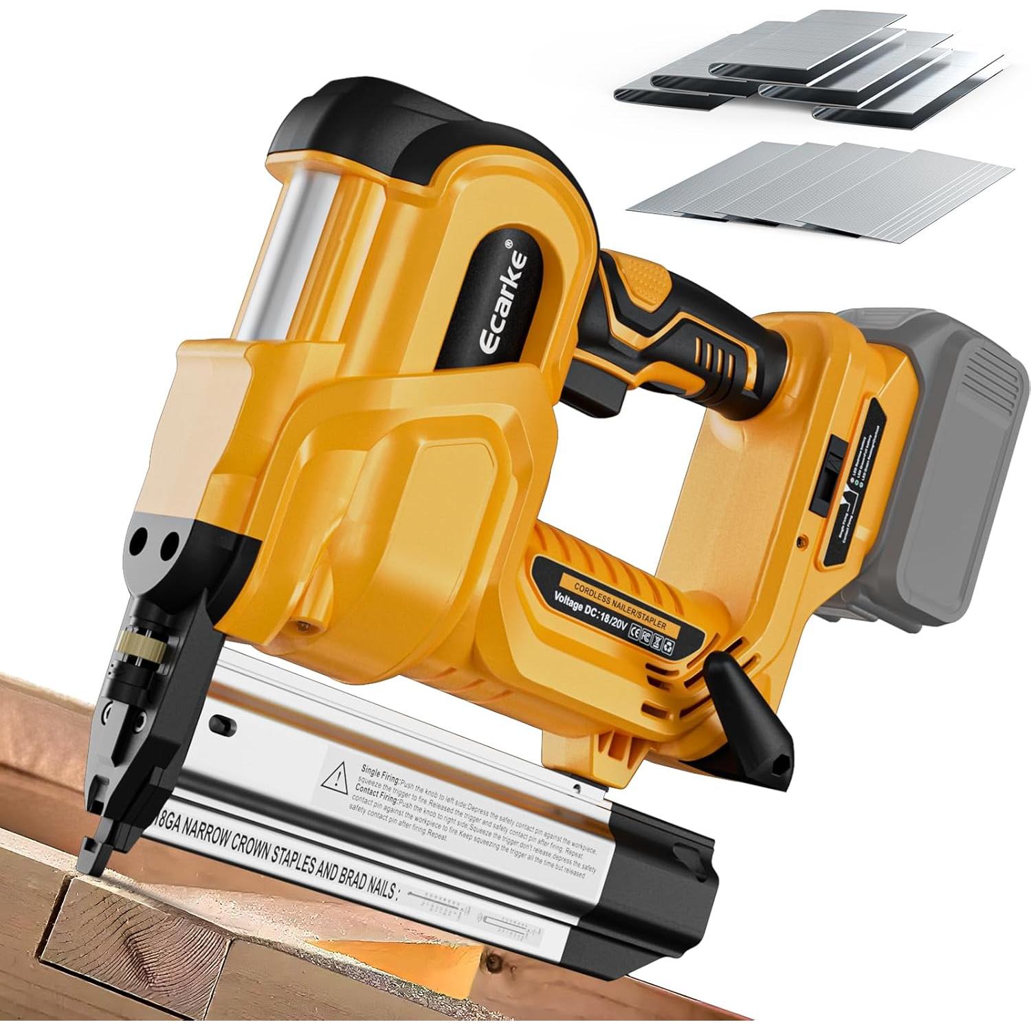 Clavadora de Brad Ecarke 2 en 1 para Batería Dewalt 20V