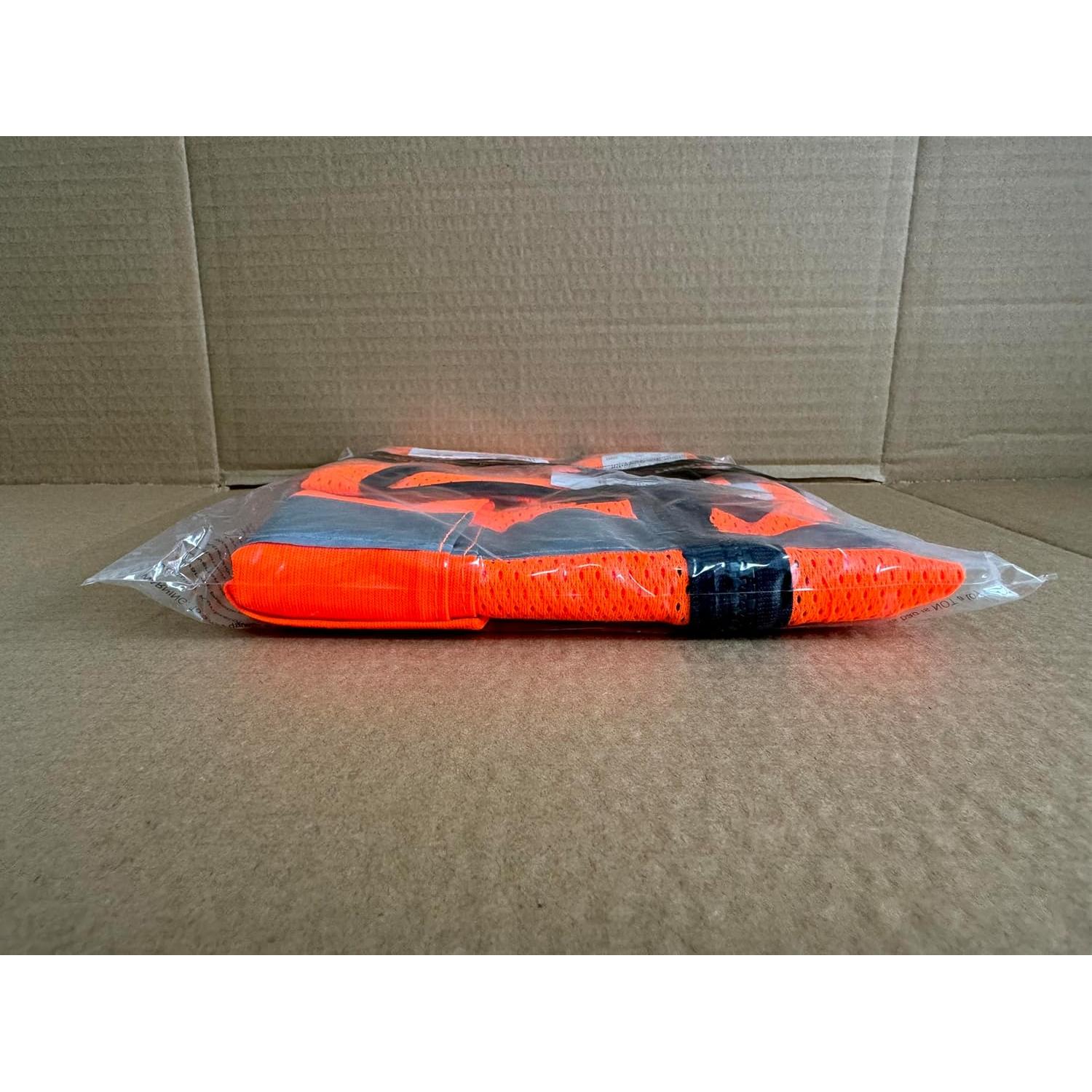 Chaleco Reflectante Salzmann Malla Naranja Multi-Bolsillo