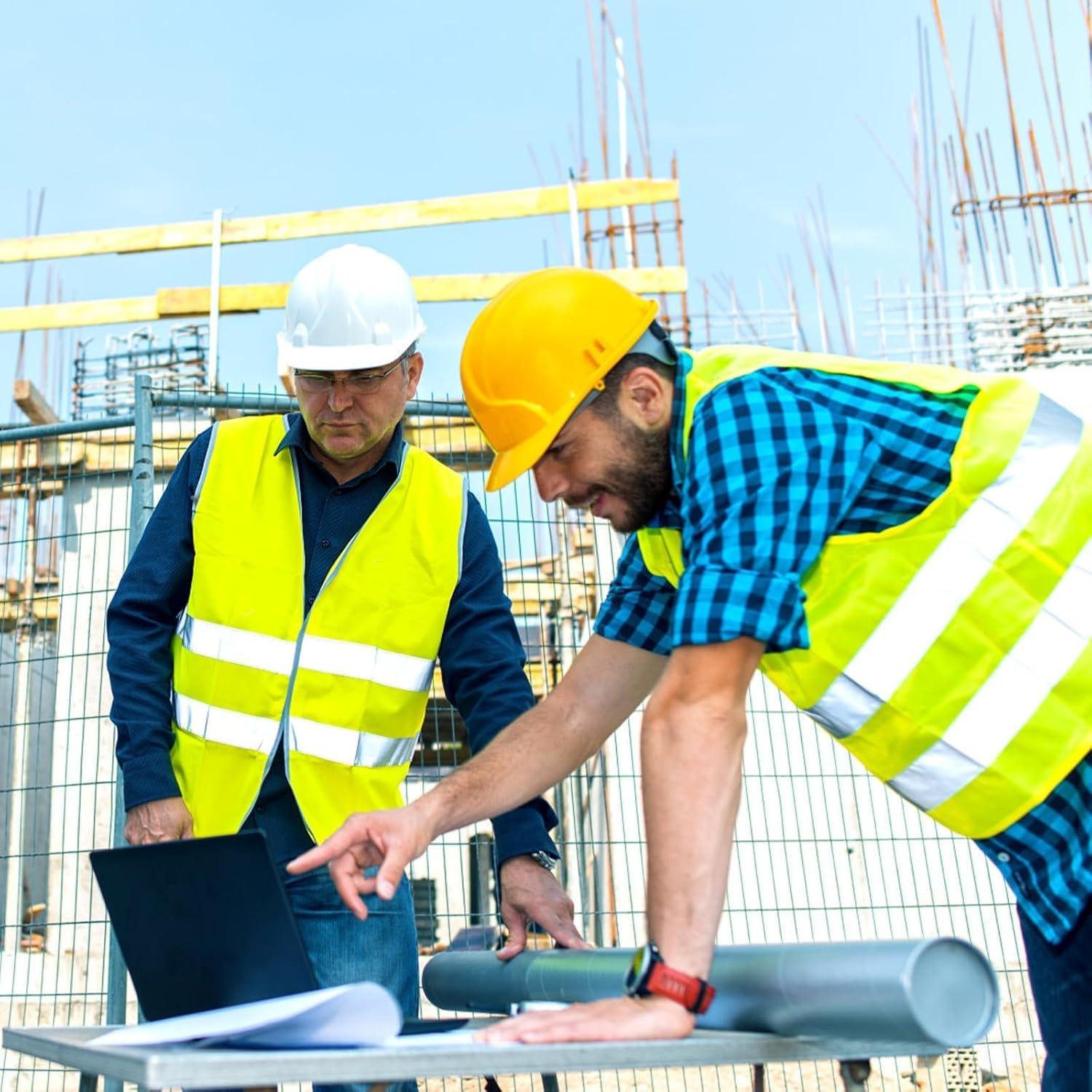 Paquete de 20 Chalecos Reflectantes de Seguridad Unisex