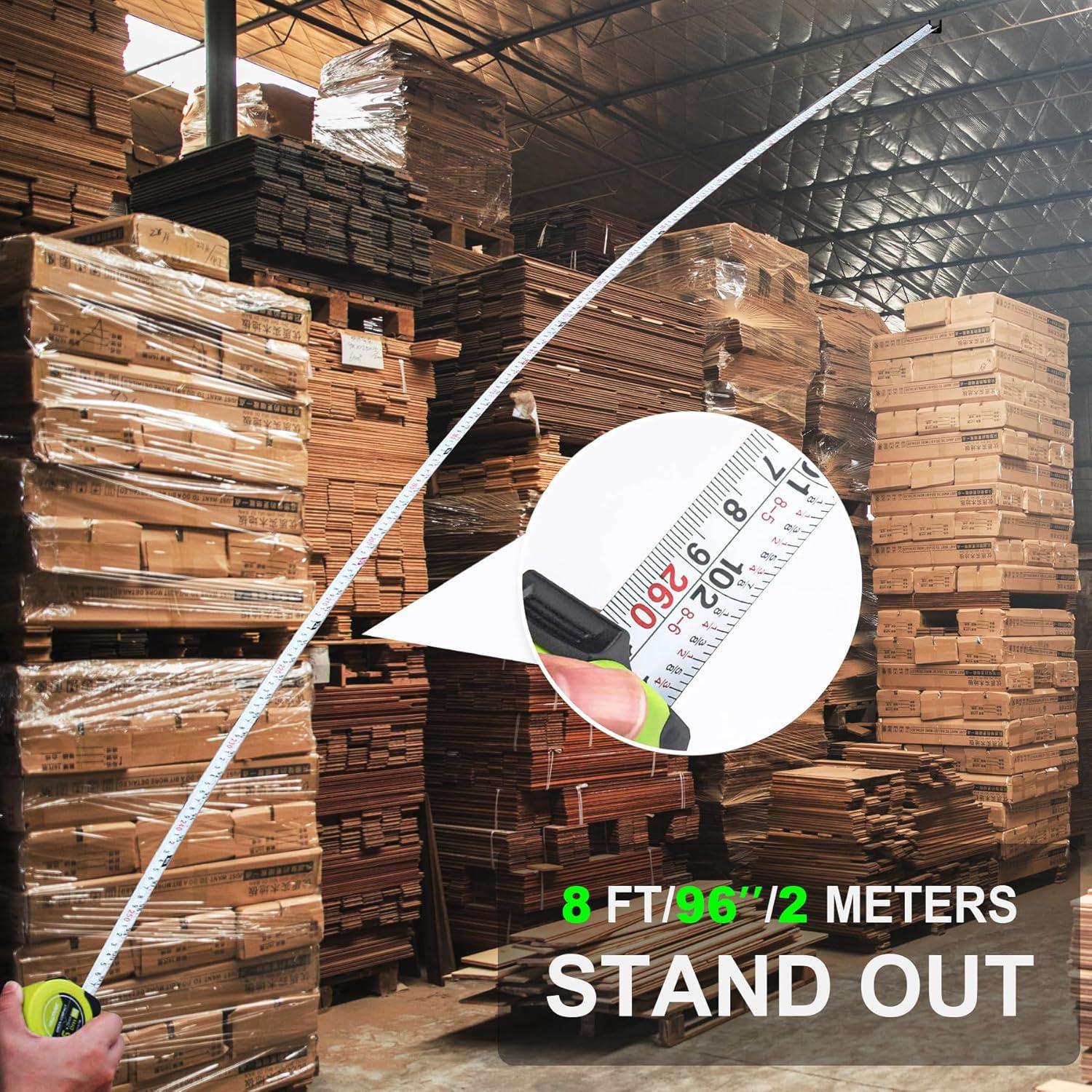 Cinta Métrica 5M HAUTMEC Doble Escala Compacta HT0314-TM