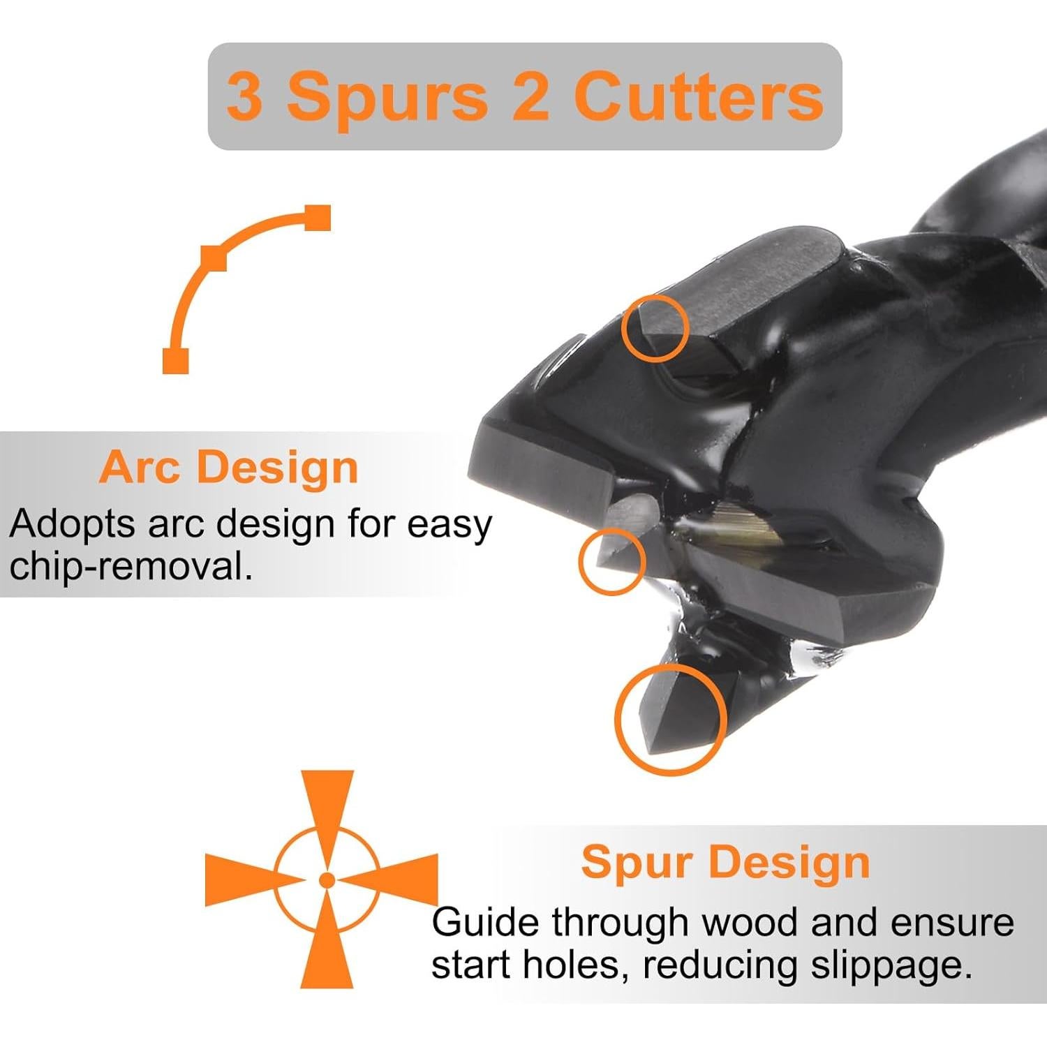 Broca de Forstner 15mm HARFINGTON Carburo de Tungsteno