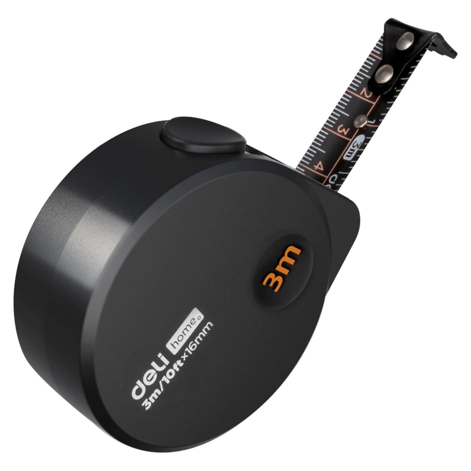 Cinta Métrica Retráctil Deli 3m Fácil Lectura Diseño Minimalista