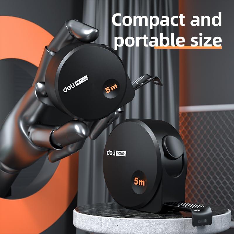 Cinta Métrica Retráctil Deli 3m Fácil Lectura Diseño Minimalista