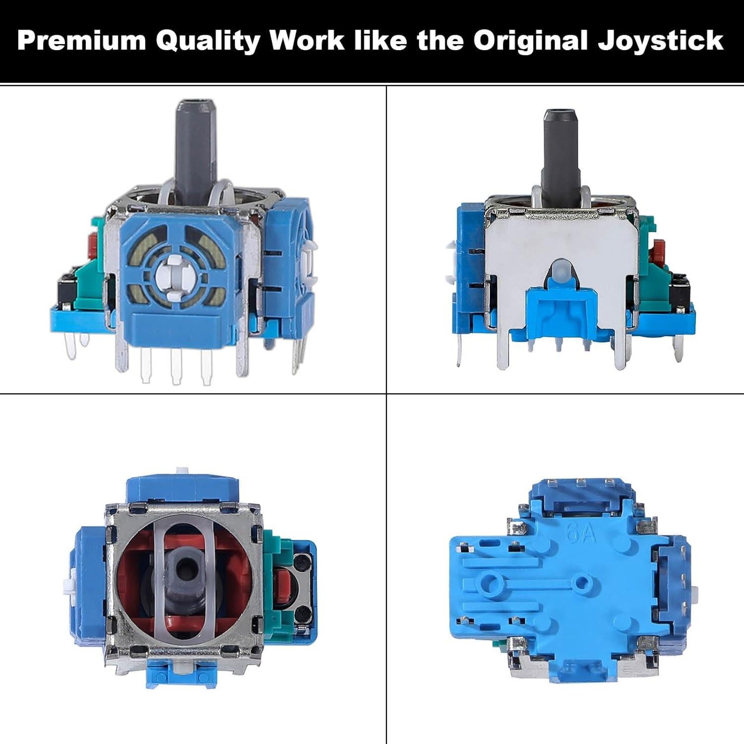 4 Joysticks Analógicos 3D Reemplazo para Controlador PS5 IKPEK