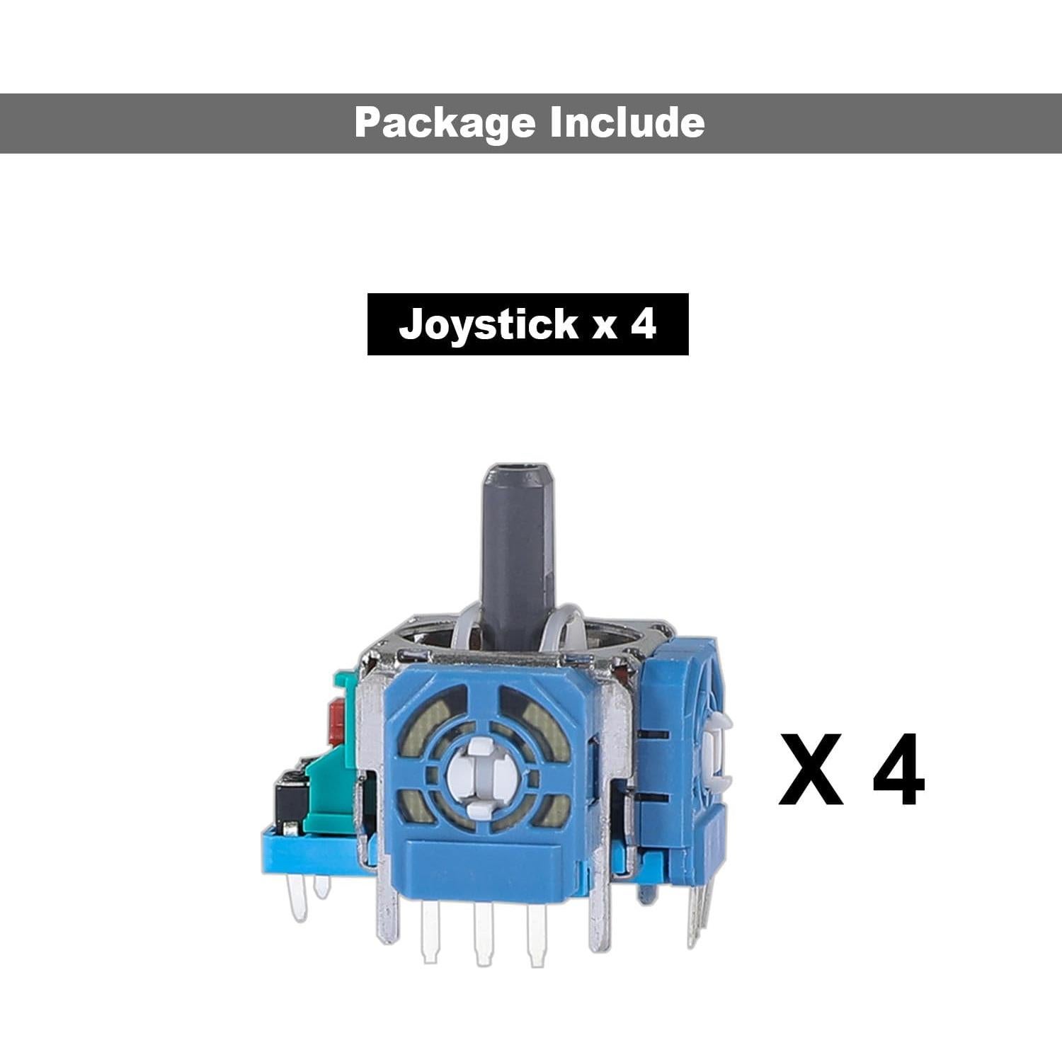 4 Joysticks Analógicos 3D Reemplazo para Controlador PS5 IKPEK