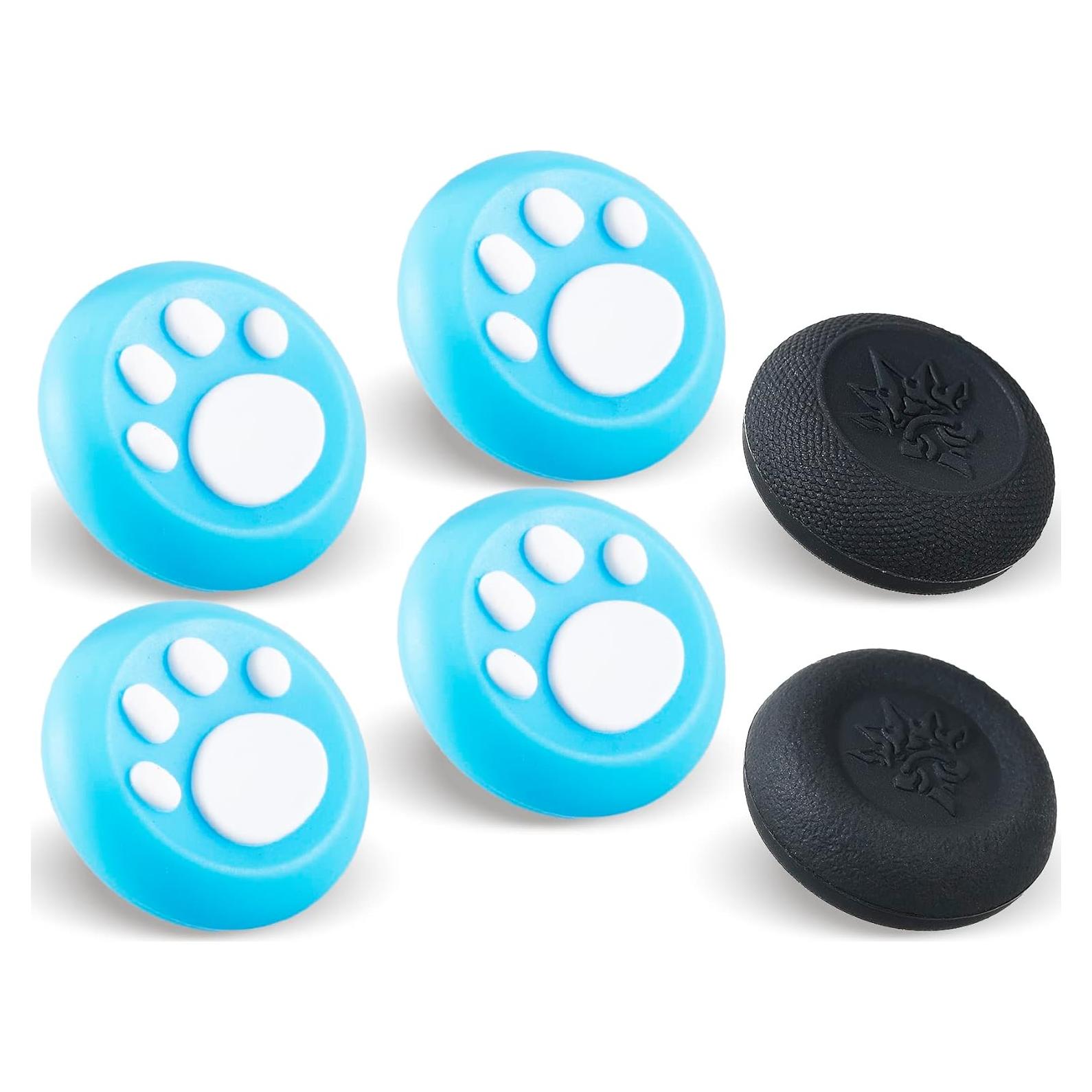 Conjunto 6 Empuñaduras Pulgar Joystick 9CDeer PS5 PS4 Xbox