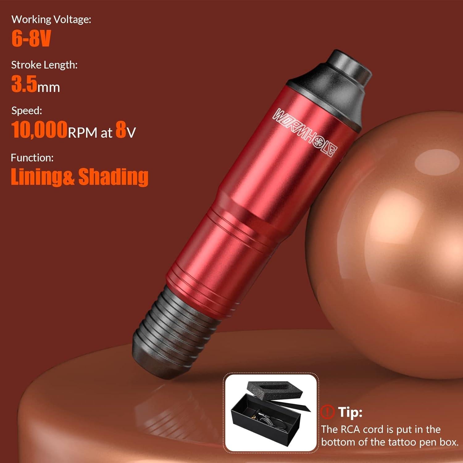 Kit de Tatuaje Wormhole WTK100 para Principiantes - Completo