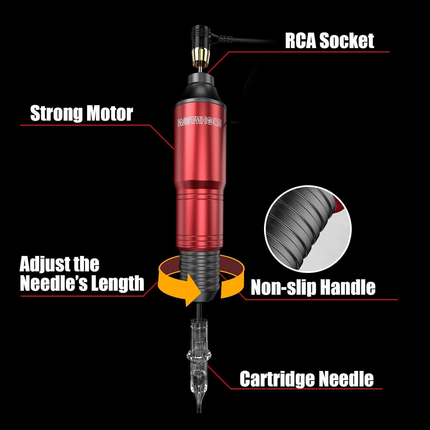 Kit de Tatuaje Wormhole WTK100 para Principiantes - Completo