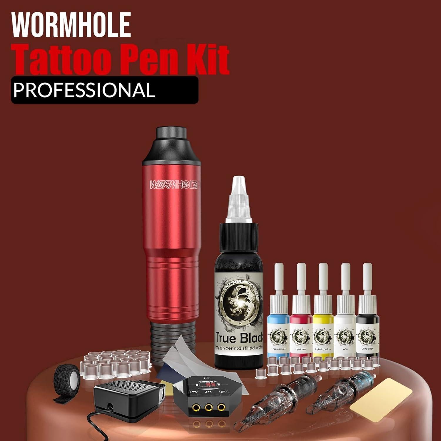 Kit de Tatuaje Wormhole WTK100 para Principiantes - Completo