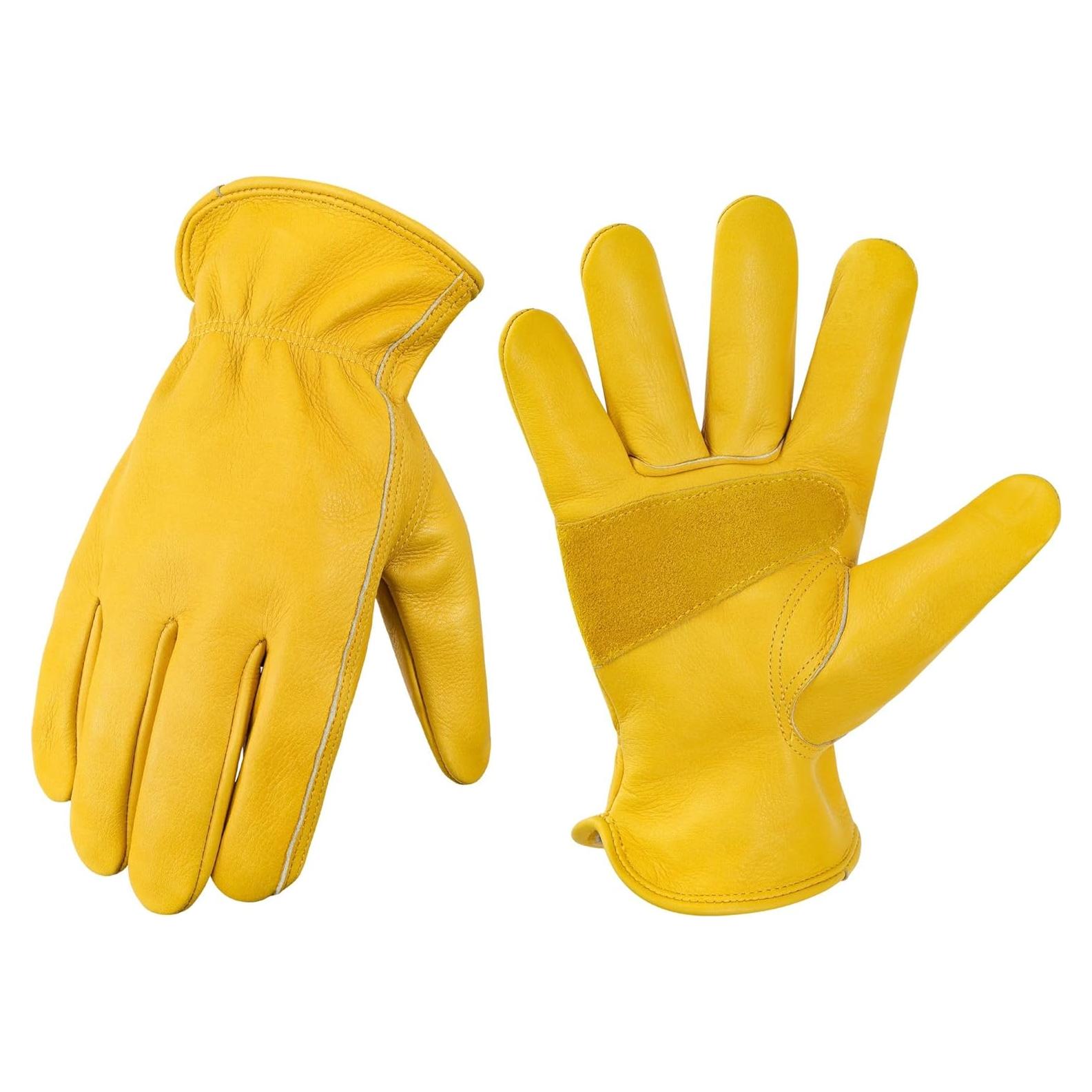 Guantes de trabajo DULFINE de cuero para jardinería