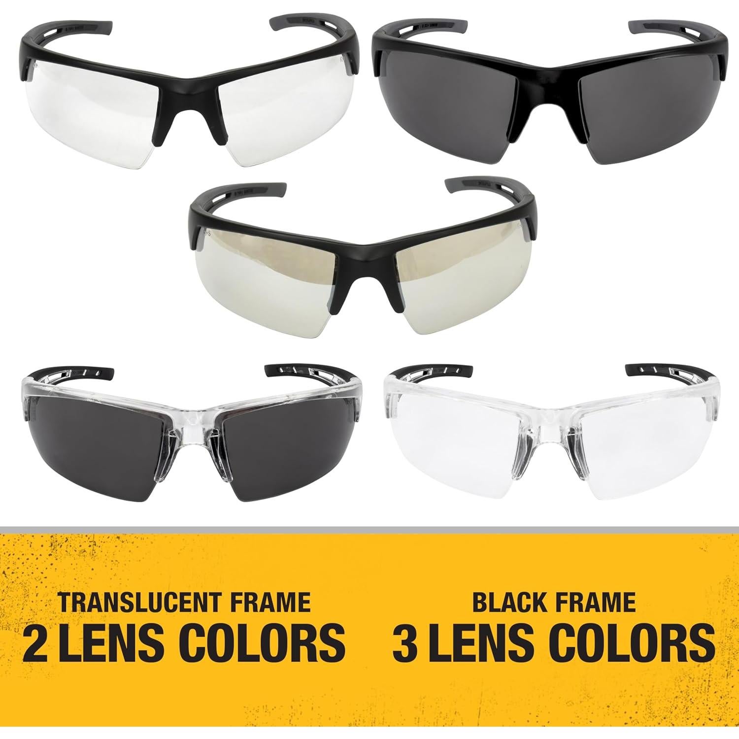 Gafas de Seguridad DEWALT DPG100T-2D - Lente Ahumada UV