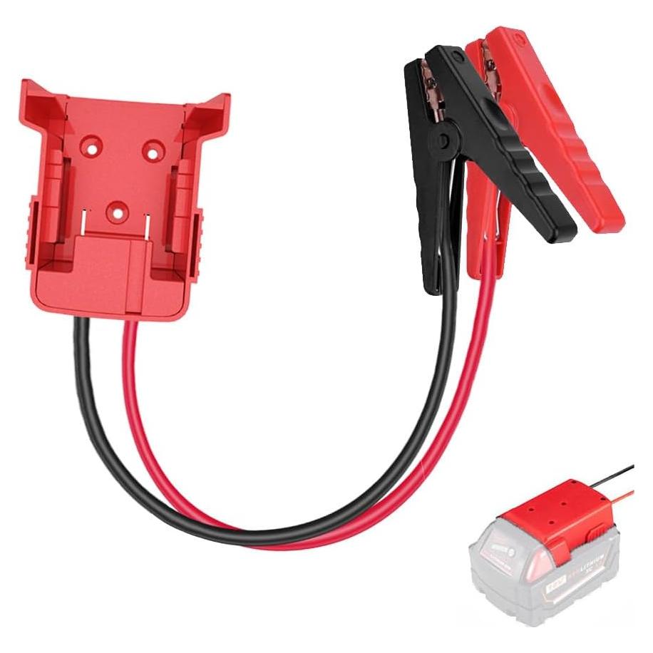 Cables de Arranque GRZWAYS 0.4m para Baterías Milwaukee M18 18V