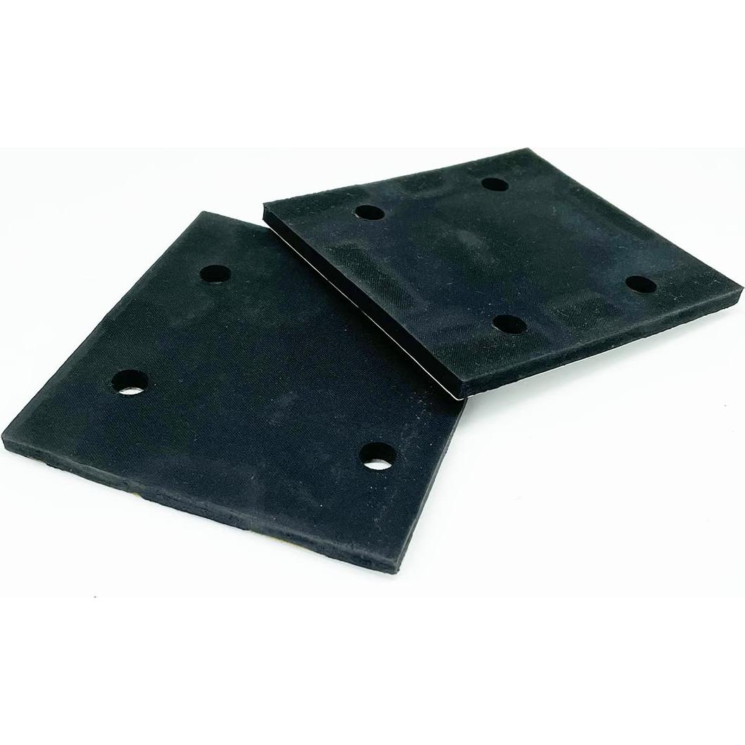 Paquete de 2 Almohadillas de Goma Adiyer para Lijadora 4510