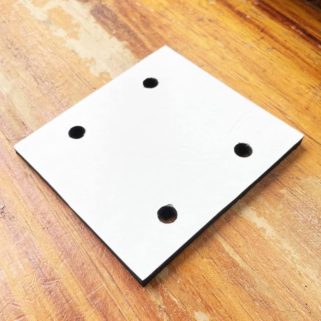 Paquete de 2 Almohadillas de Goma Adiyer para Lijadora 4510