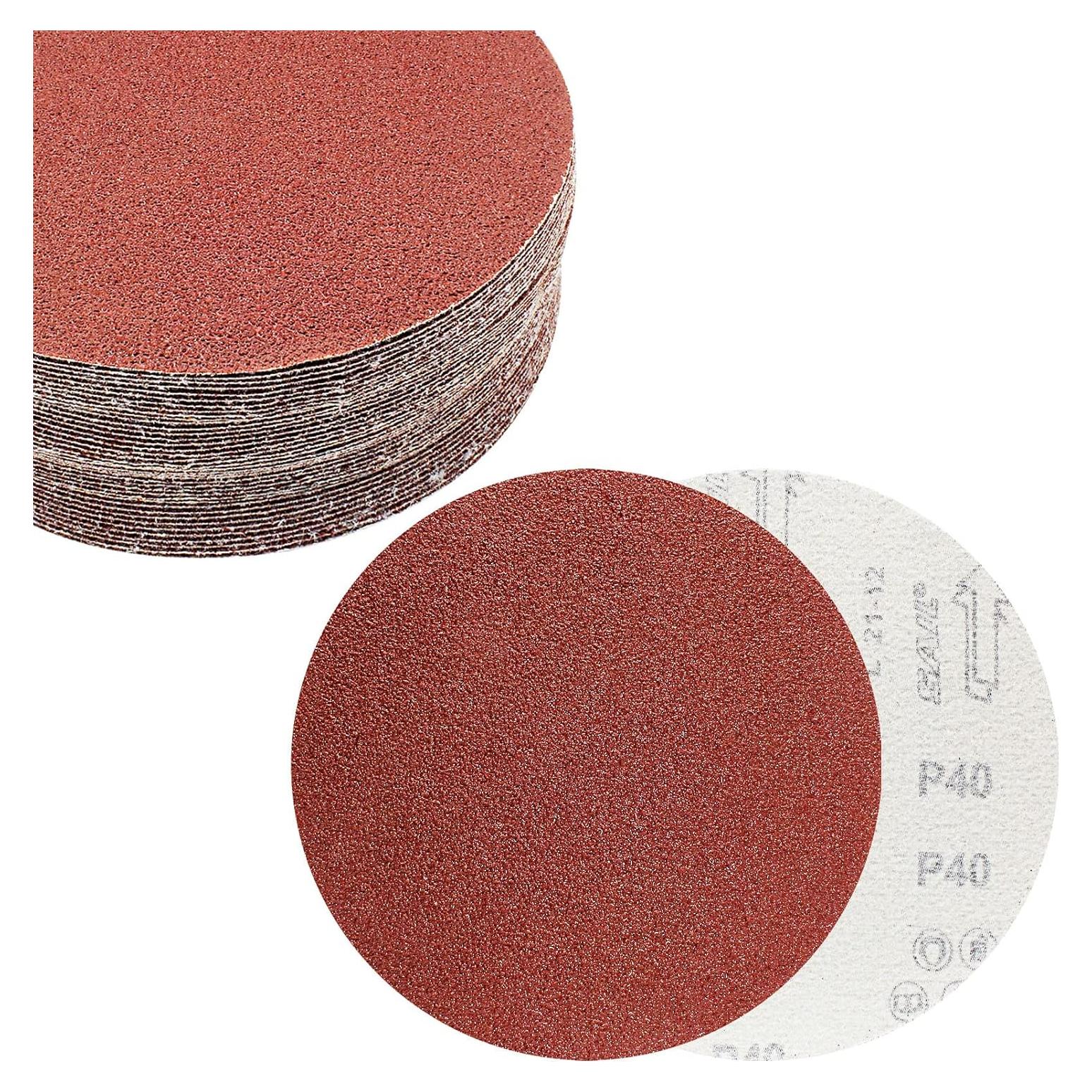 Discos de Lijado 40PCS 17.78 cm 40 Grano BokWin Autoadhesivos